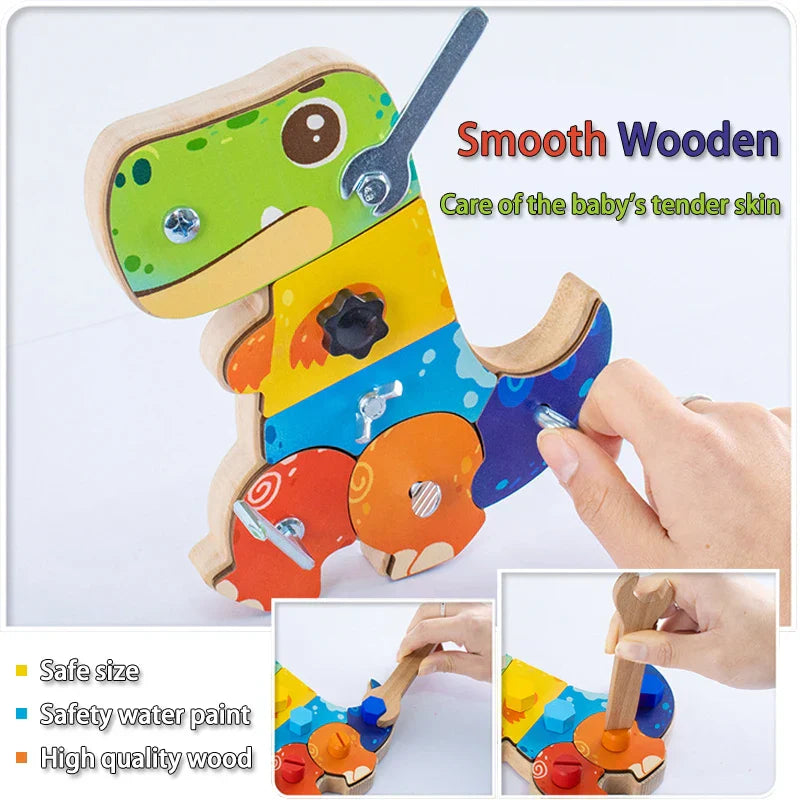 Drehen & Erforschen – Sensorisches Dino-Spielzeug für Kinder