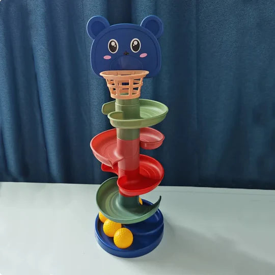 Kugelbahn-Spielset – Rutsch- und Stapelspaß für Kinder