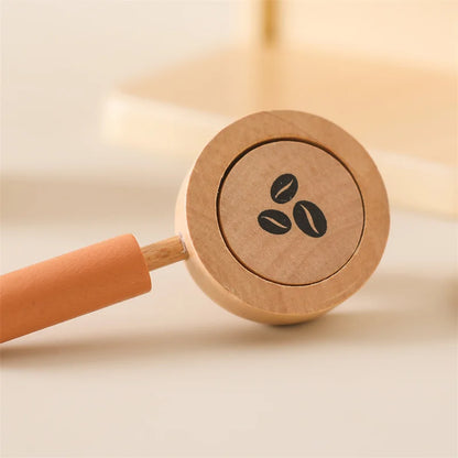 Zukünftige Barista – Espressomaschinen-Set aus Holz für Kinder
