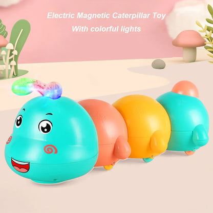 Krabbelspaß – Interaktives Raupen-Spielzeug mit Licht & Bewegung