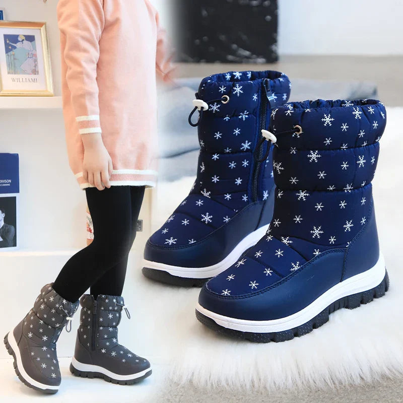 Warm und wasserdicht – Rutschfeste Schneestiefel für Mädchen & Damen