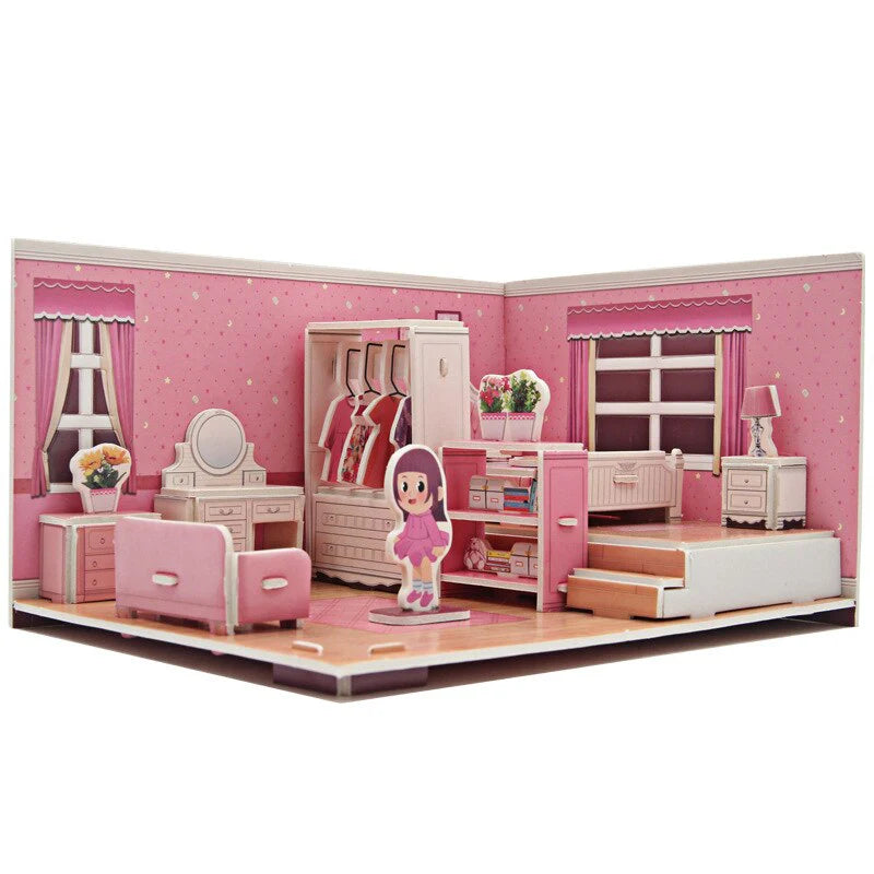 Kreatives 3D-Puzzle – Traumhaus zum Spielen & Gestalten