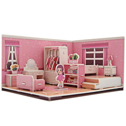 Kreatives 3D-Puzzle – Traumhaus zum Spielen & Gestalten