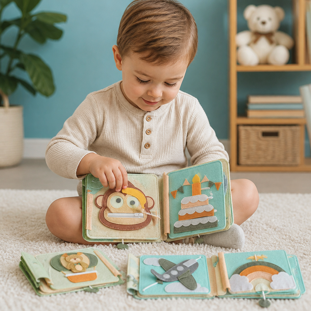 Personalisiertes Filzbuch für Kinder