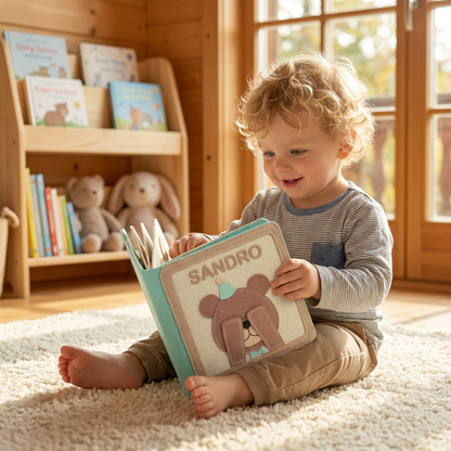 Personalisiertes Filzbuch für Kinder