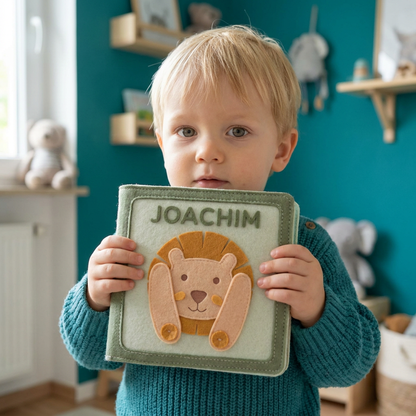 Personalisiertes Filzbuch für Kinder
