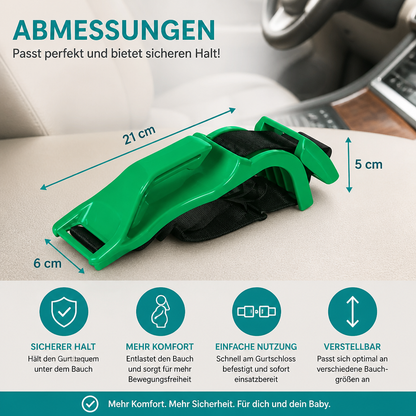 Bauchstützgurt für Schwangere im Auto – Verstellbare & bequeme Unterstützung für den Babybauch