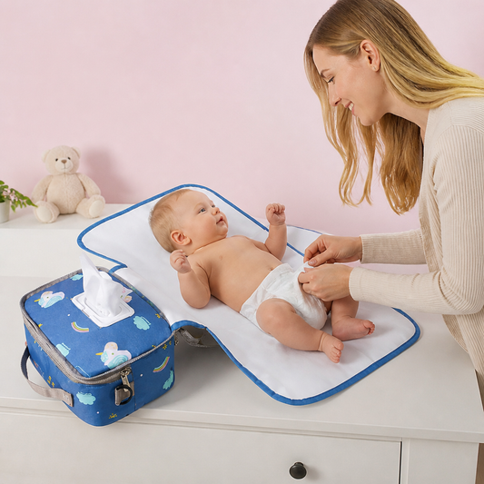 3-in-1 Kinderwagen-Organizer – Wasserdichte Wickeltasche mit isolierten Fächern