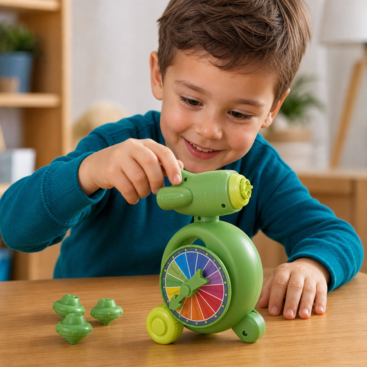 5-in-1 Gyro-Lernspielzeug – Dreh-, Balance- & Stapelspiel für Kinder