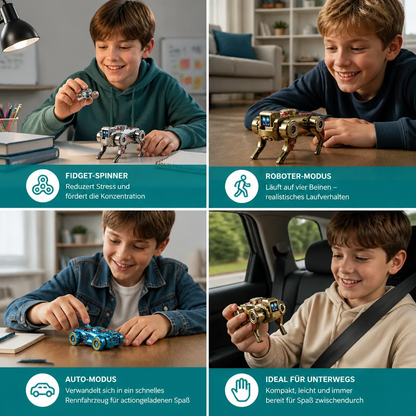 3-in-1 mechanischer Roboterhund-Fidget-Spinner