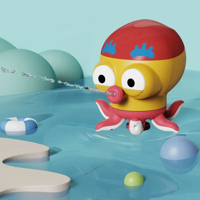 Unterwasserabenteuer Oktopus Wasserspielzeug für Kinder – Spritziges Spielzeug für den Pool