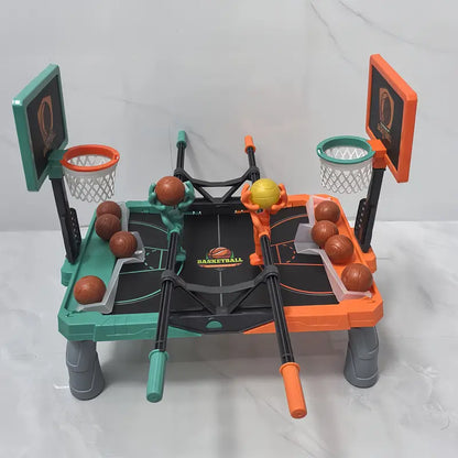 Interaktives Tisch-Basketballspiel mit Schussmechanismus