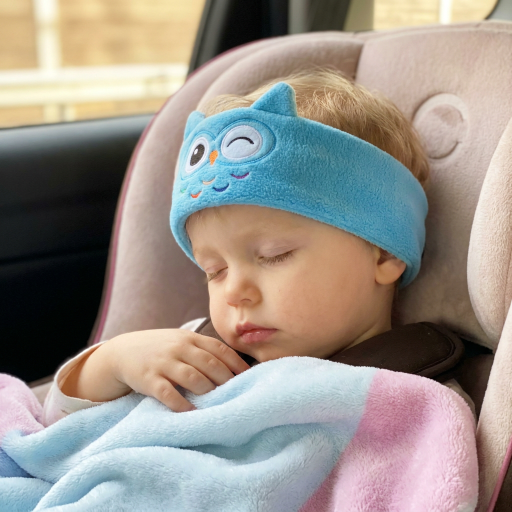 2-in-1 Schlaf-Kopfband mit Bluetooth-Lautsprechern – Weiches Kopfband für Reisen & entspannten Schlaf