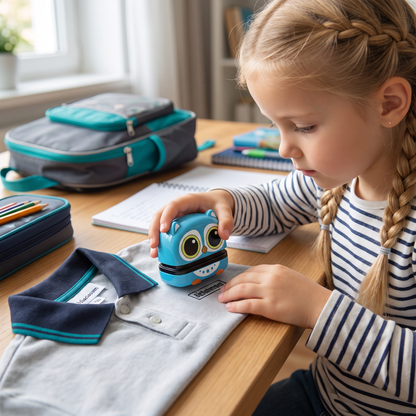 Personalisierter Namensstempel für Kinder – dauerhaft für Kleidung und Schulmaterialien