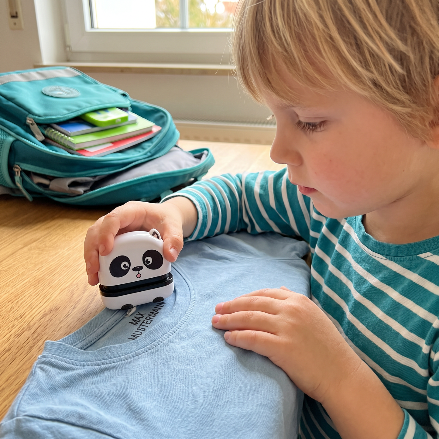 Personalisierter Namensstempel für Kinder – dauerhaft für Kleidung und Schulmaterialien