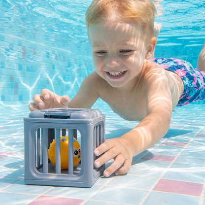 Kinder Tauchspielzeug Set – Unterwasser Pool Spielzeug mit Aufbewahrungsbox
