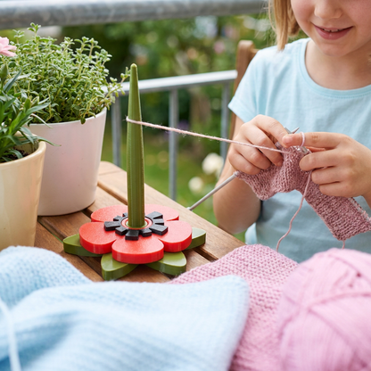 Blumen Garnhalter Ständer zum Stricken und Häkeln