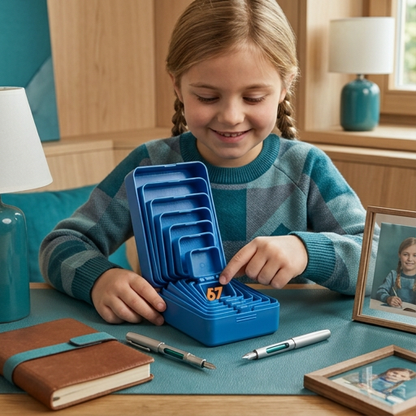 Lustige Überraschungs-Geschenkbox mit mehreren Schachteln