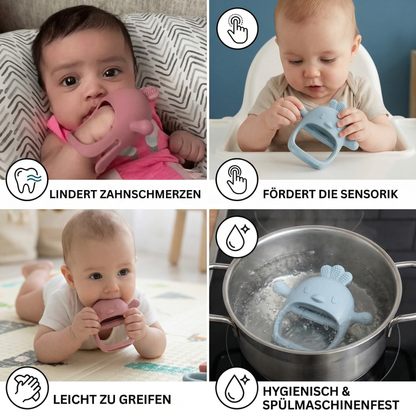 Baby Küken Silikon-Beißring – Zahnungsspielzeug Hilfe aus lebensmittelechtem Silikon