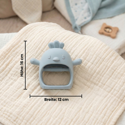 Baby Küken Silikon-Beißring – Zahnungsspielzeug Hilfe aus lebensmittelechtem Silikon