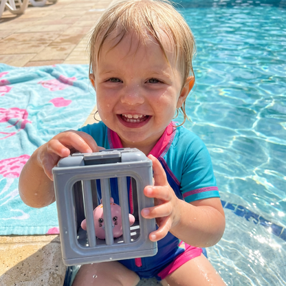 Kinder Tauchspielzeug Set – Unterwasser Pool Spielzeug mit Aufbewahrungsbox