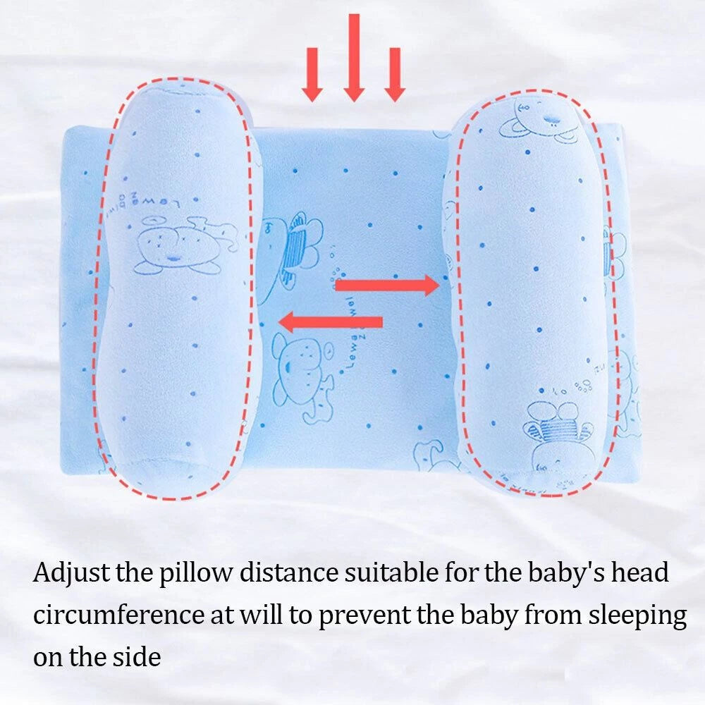 Baby Schlaflagerungskissen Set – Atmungsaktives Anti-Roll-Kissen