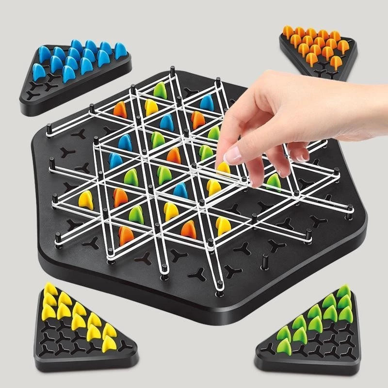 Gummiband-Schach Denkspiel