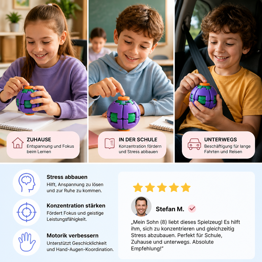 Drehbarer Anti Stress Entspannungsball