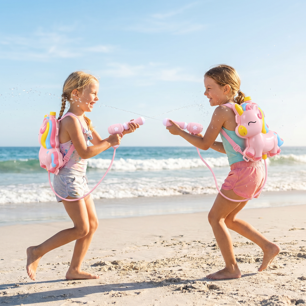 Kinder-Rucksack-Wasserpistole – Wasserspaß für Kinder an heißen Sommertagen