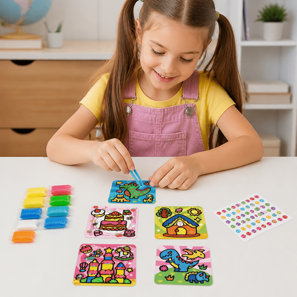 DIY-Knet-Sticker-Bastelset für Kinder