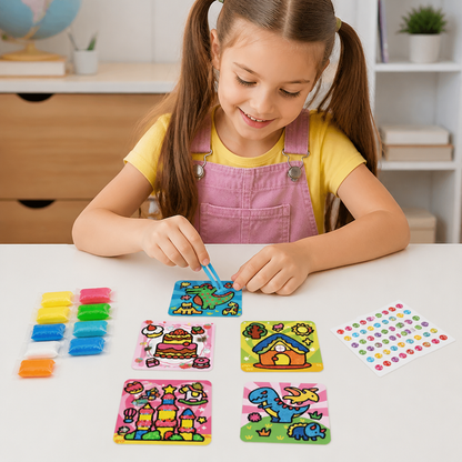 DIY-Knet-Sticker-Bastelset für Kinder
