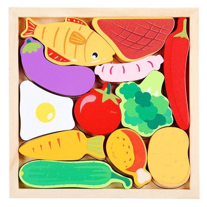 Formenspaß – Holzpuzzle (2+1 GRATIS)