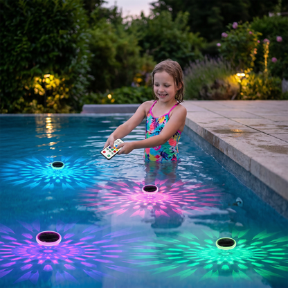 Schwimmendes Solar LED Licht mit Fernbedienung