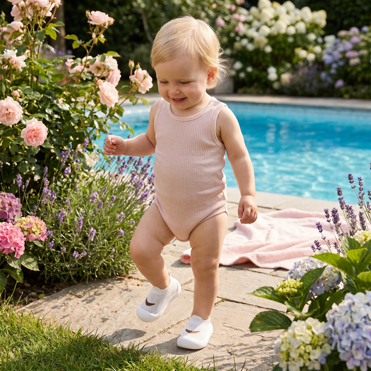 Sommer Babyschuhe mit rutschfester Sohle und atmungsaktivem Material