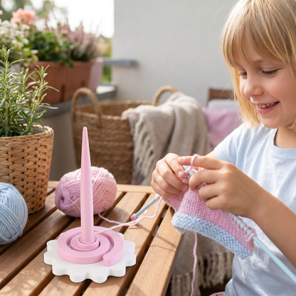 Blumen Garnhalter Ständer zum Stricken und Häkeln