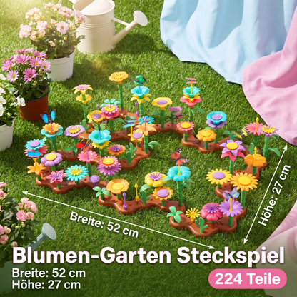 Blumen-Garten Steckspiel für Kinder – Kreatives Pflanz & Lernspielzeug für kleine Gärtnerinnen und Gärtner