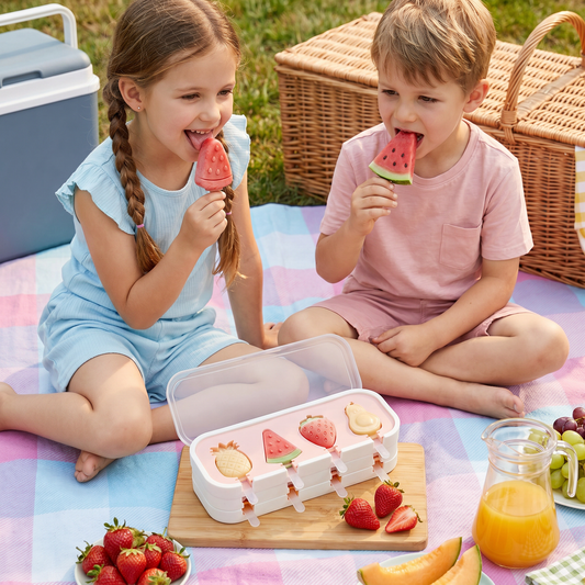 Silikon Eisform mit Frucht Formen zum Selbermachen für Kinder