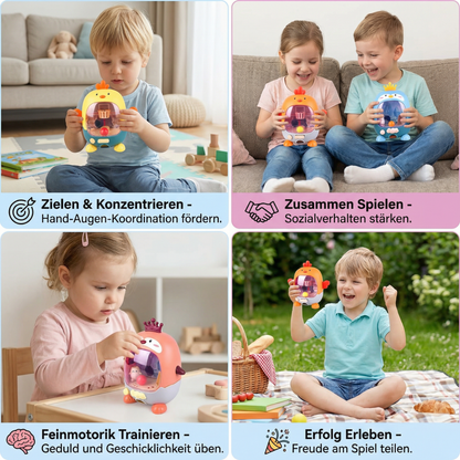 Interaktives Huhn Ballspiel für Kinder – Zielen, Schießen & Treffen Lernspiel