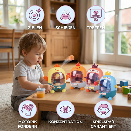 Interaktives Huhn Ballspiel für Kinder – Zielen, Schießen & Treffen Lernspiel