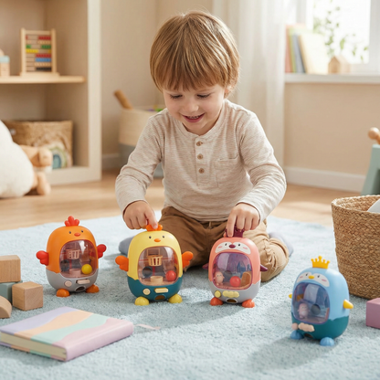 Interaktives Huhn Ballspiel für Kinder – Zielen, Schießen & Treffen Lernspiel