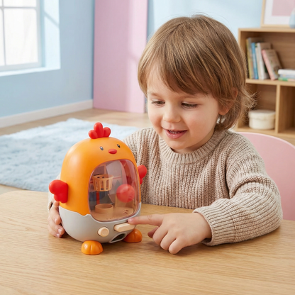 Interaktives Huhn Ballspiel für Kinder – Zielen, Schießen & Treffen Lernspiel