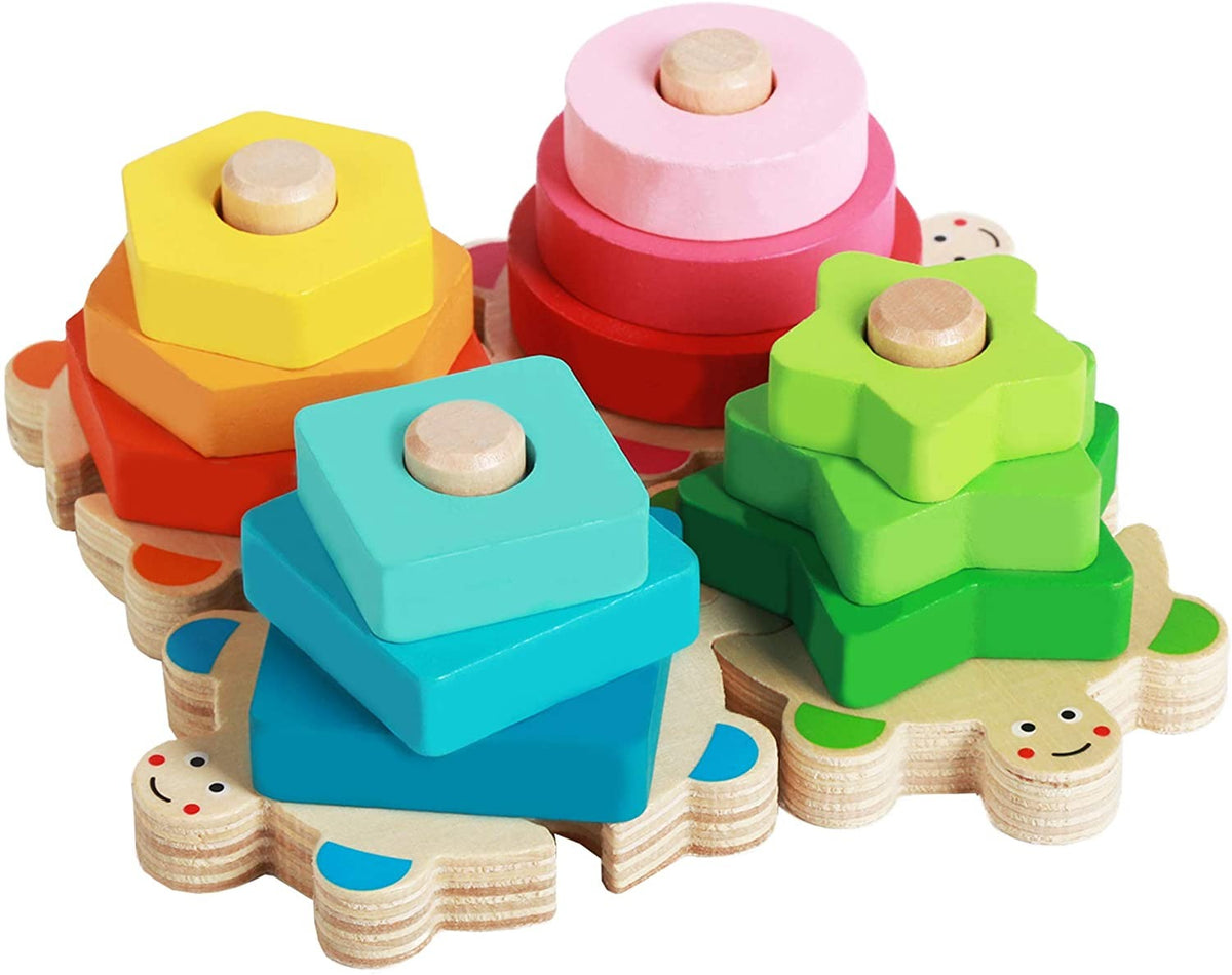 Spielerisches Lernen – Montessori Stapelspiel