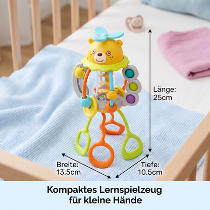 Ziehspielzeug Baby-Rassel – niedliches Lernspielzeug für frühe Entwicklung